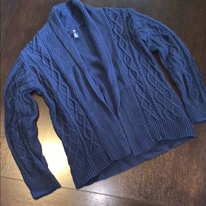 GAP Cable knit sweater Cowl Cardigan